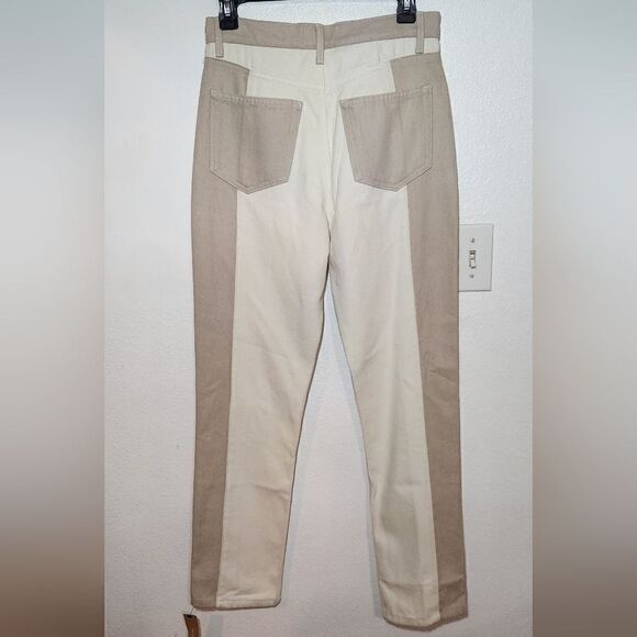 NWT Reformation Cynthia Tonal Reworked High Rise Straight Jean Wash Clay Size 27 - Picture 12 of 14